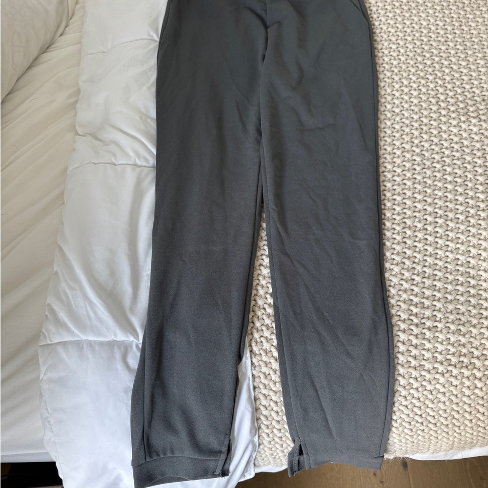 SHEIN Charcoal Relaxed Work Pants